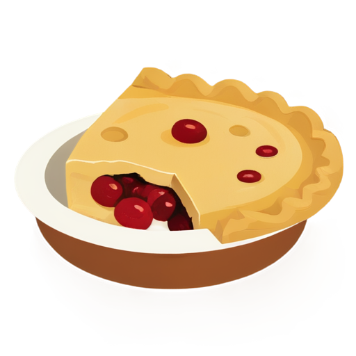 make a pie by pencil - icon | sticker