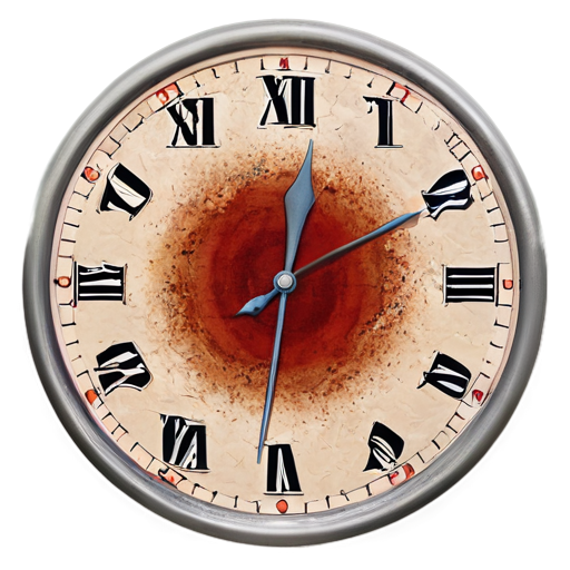blood sand clock, colorized - icon | sticker