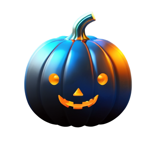 pumpkin like Soccer ball - icon | sticker