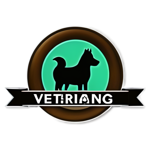 veterinary clinic logo - icon | sticker