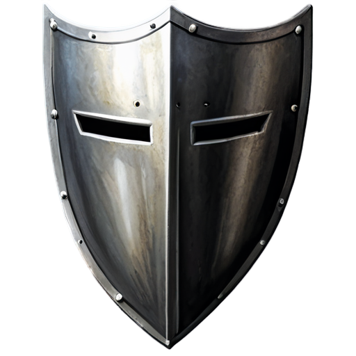 knight Shield and a helmet - icon | sticker