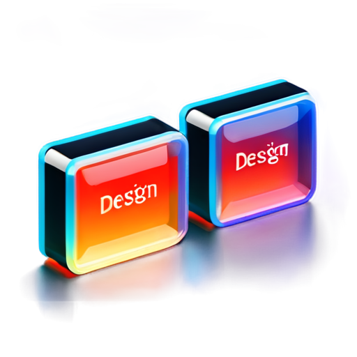 Design an app navigation bar icon for building a building block diagram - icon | sticker