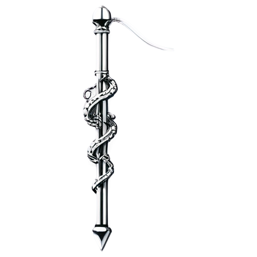 hiпр detailed caduceus rod - icon | sticker