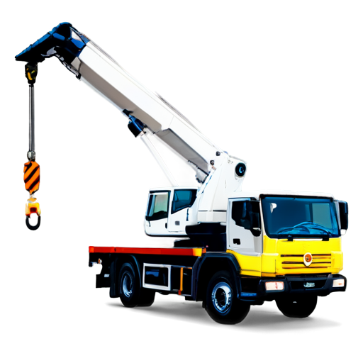 Aerial platform, Truck crane, Manipulator 3 different vehicles - icon | sticker