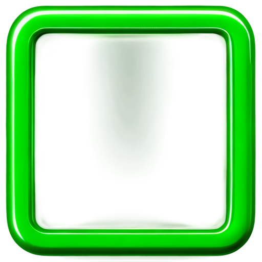 green square outline - icon | sticker