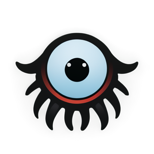 a cyclops monster - icon | sticker