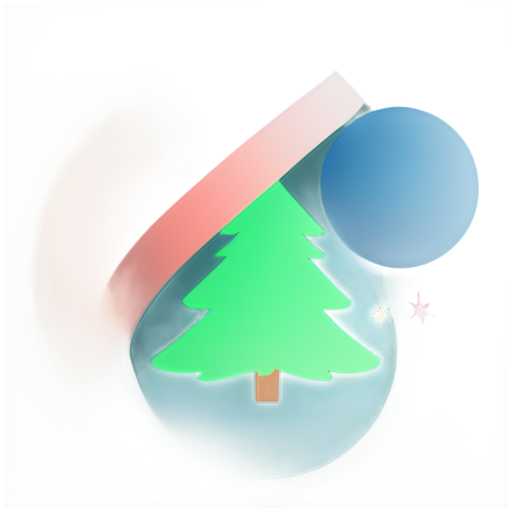 changing day to night and add christmas decoration - icon | sticker