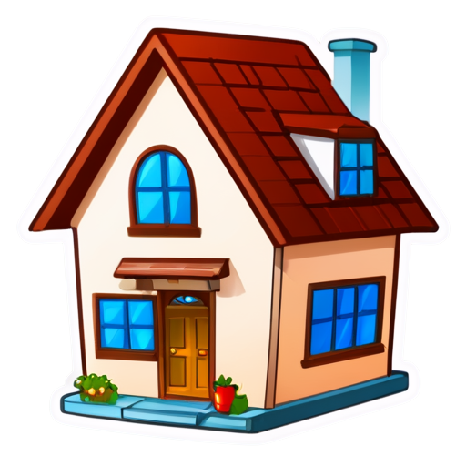 House - icon | sticker