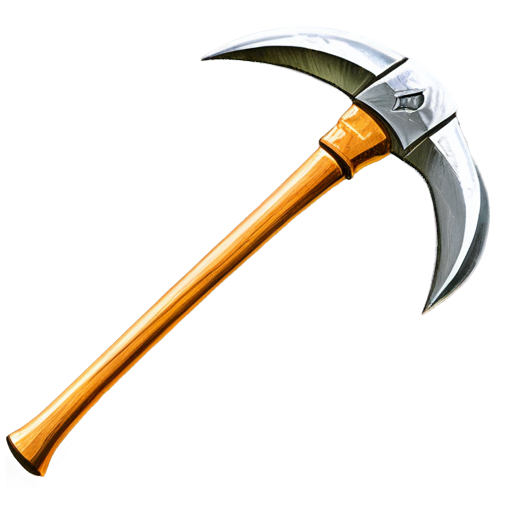 artistic art style pickaxe - icon | sticker