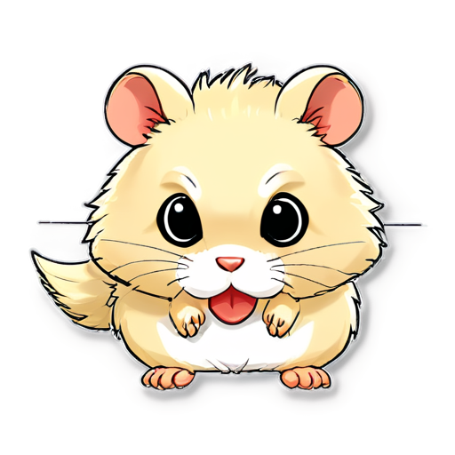 Angry hamster game - icon | sticker