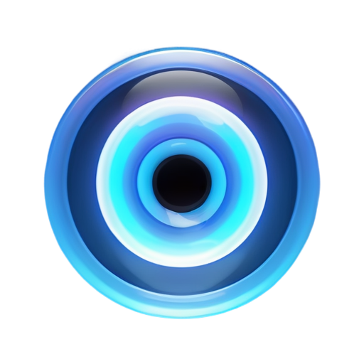 Whirlpool Round Blue Vortex for role guild role discord - icon | sticker