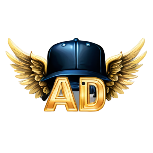 A cloud with the word ad, written on it. Wings, and a king hat with a wrench on it - icon | sticker