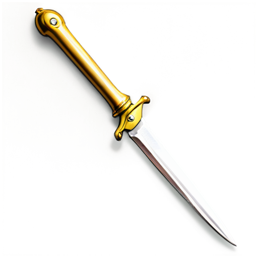 golden knife tick - icon | sticker