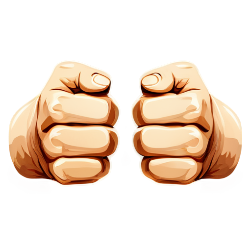 fists animated icon - icon | sticker