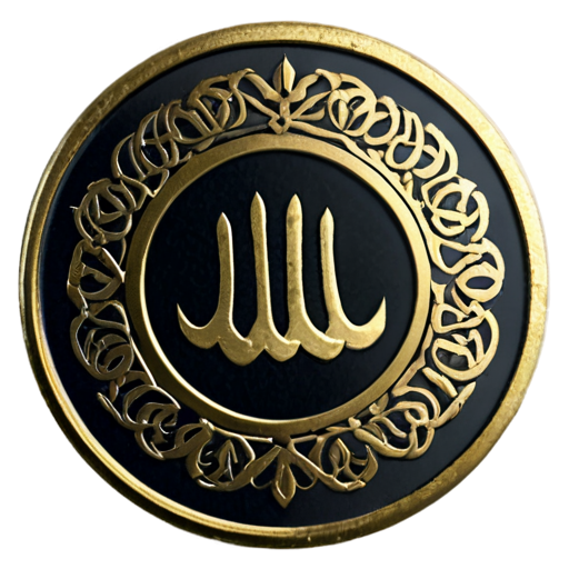 1 Arabic coin - icon | sticker