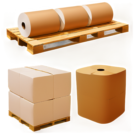 4 vertical rolls in pallet - icon | sticker