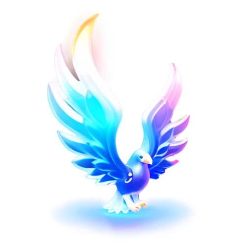 fire modern phoenix - icon | sticker