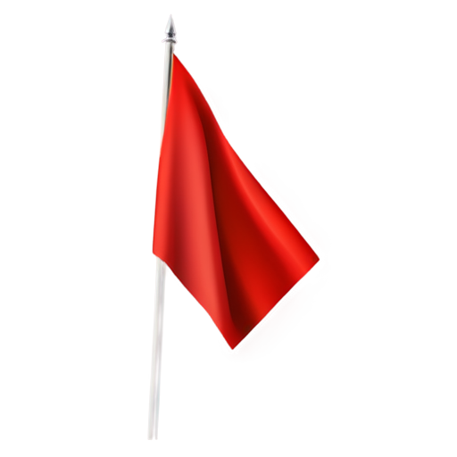 2d red flag - icon | sticker