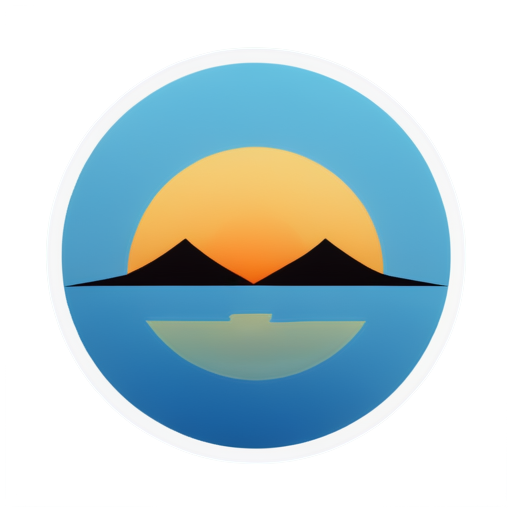 Audiogid river - icon | sticker