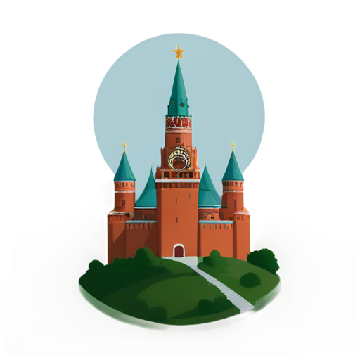 Moscow Kremlin - icon | sticker