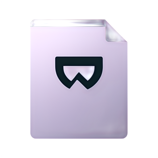 Icon of a work file - icon | sticker