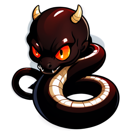 devil snake - icon | sticker