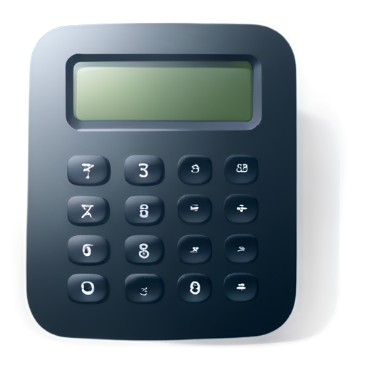 calculator and digital - icon | sticker