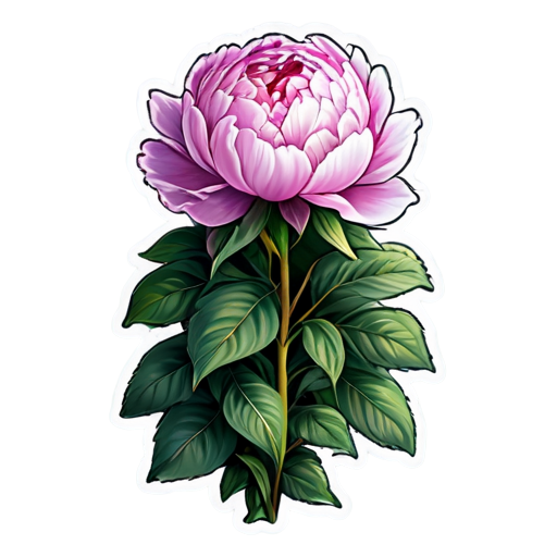 peonies - icon | sticker