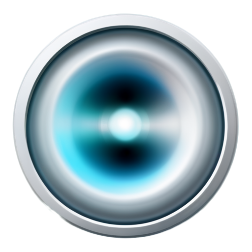 Create an ICO icon for the theme of shock tube. The icon should feature a clearly visible cylindrical tube with a distinct diaphragm in the middle. The tube should have a sense of depth and texture, perhaps with a shiny or metallic surface. Illustrate the shock wave moving through the tube with a dynamic and visually appealing effect, maybe shown as a ripple or a glow. Use colors like silver, blue, and white to convey a scientific and technological feel. Highlight the ends of the tube and add some fine details to enhance the realism. - icon | sticker