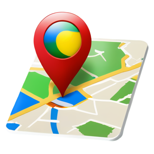 phone with Google map enabled - icon | sticker