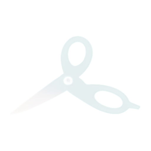 Please help me design a logo in the shape of scissors for editing software. - icon | sticker