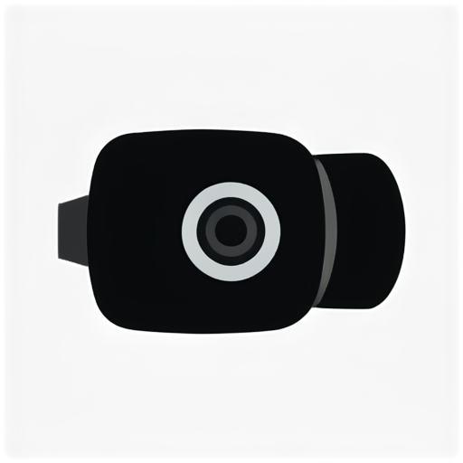 Street camera outline symbol - icon | sticker