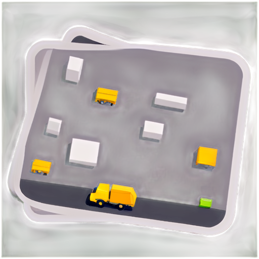 construction and building area sympol for map in game - icon | sticker