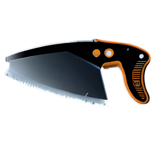 artistic style hand saw - icon | sticker