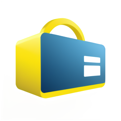 generator a icon of "PAN card permission withdrawal by user " color shades is used blue shades and light lemon yellow shades. there would indication like a "user" is withdrawing its permission icon - icon | sticker