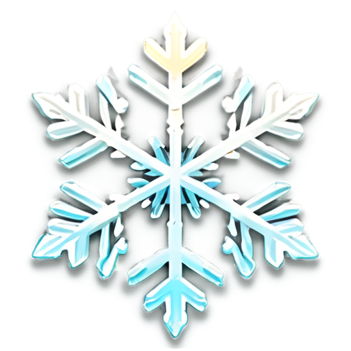 textured snowflake icon without background - icon | sticker