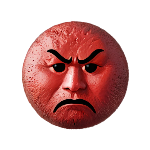 red frown face - icon | sticker