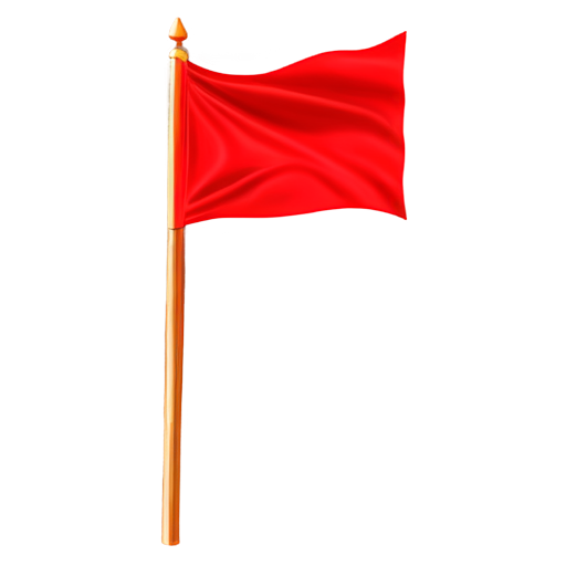 2d red flag sprite - icon | sticker