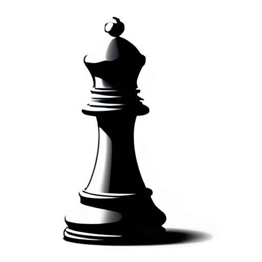 You need to create a logo for a security agency. Basic requirements: Image: The logo must contain a "rook" chess piece. Format: The logo should be rectangular. Color scheme: Monochrome, using shades of black and gray. Style: The logo should look professional and elegant, symbolizing strategy and intelligence. - icon | sticker