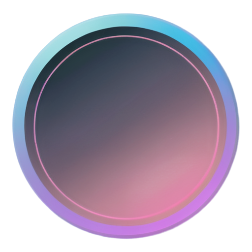 lo-fi vibe, semi-circular, sexy gradient, icon, muted tones, pastel - icon | sticker