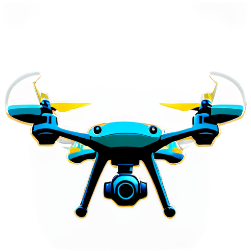 FPV drones 7"" - icon | sticker