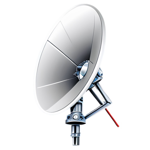 parabolic antenna, cable, radio - icon | sticker
