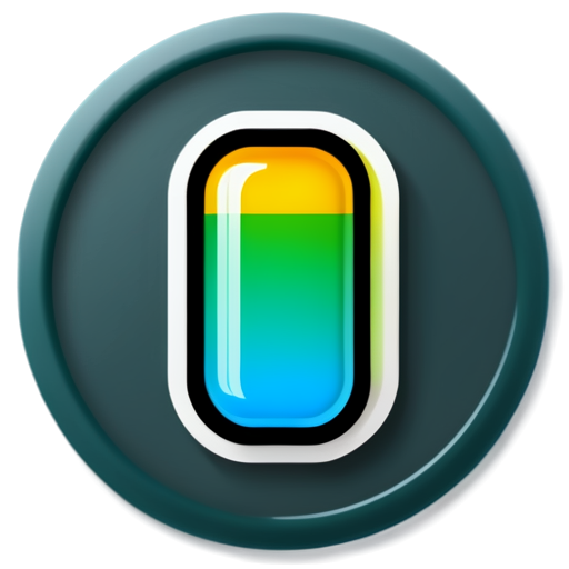 outlined icon with color RGB(13, 81, 160), of a medicinal capsule of color #FF0d51a0, which stands vertically with a slight tilt to the right - icon | sticker