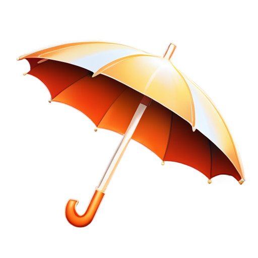 beach and umbrella icon for ios. use cartoonish style - icon | sticker