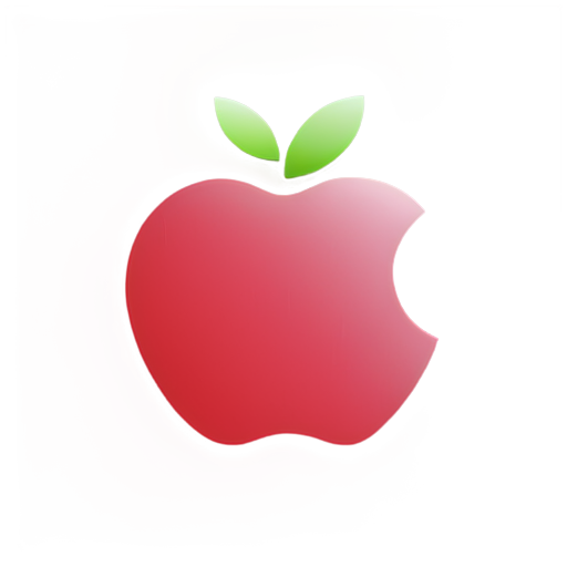 a laconic, colorful creative logo for the site not in the form of a standard apple, but in the form of the inscription "Discount.store" - icon | sticker