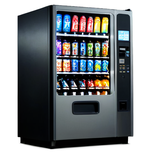 Vending machine with Uvenco logo - icon | sticker