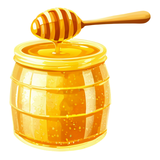 medieval honey, paint style - icon | sticker