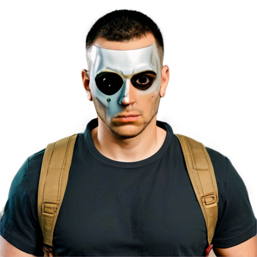 Avatar of cool gamer programmer on C++ with basic games PUBG CS World of Tanks. References: Adeptus Mechanicus, Mechanical skull - icon | sticker