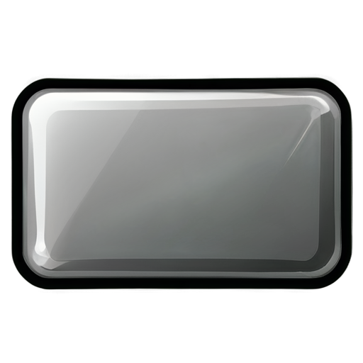 rectangle rock button - icon | sticker