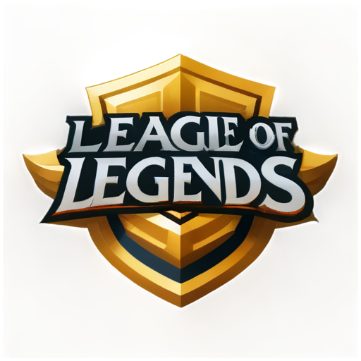 Logo for League of legends esports tournament with big crypto prizes. Logo should be in bright colors and without shadows, just flat design. - icon | sticker